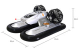 Radio Control 6653 4CH RC Speed Boat Stealth Hovercraft with Water & Land Mode