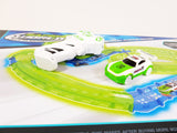 RC Scalextric Hot Wheel Style Build Your Own Slot Car Rail Track Track Stunt Loop Toy Car Play Set