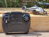 RC Military Helicopter Radio Control Model Apache Chinook Black Wolf 3.5ch Gyro Indoor Toy