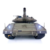 1:16 Scale Henglong RC Tank TK7.0 IDF Merkava MK IV RC Main Battle Tank Infrared Combating Turret Rotation Standard Edition 3958-1