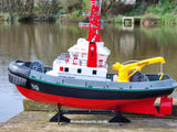 Heng Long 3810 2.4ghz Southampton Work Tug Boat Radio Remote Control Model Yacht WATER SQUIRTING