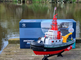 Heng Long 3810 2.4ghz Southampton Work Tug Boat Radio Remote Control Model Yacht WATER SQUIRTING
