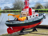 Heng Long 3810 2.4ghz Southampton Work Tug Boat Radio Remote Control Model Yacht WATER SQUIRTING