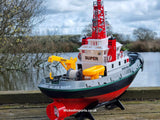 Heng Long 3810 2.4ghz Southampton Work Tug Boat Radio Remote Control Model Yacht WATER SQUIRTING