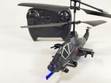 RC Military Helicopter Radio Control Model Apache Chinook Black Wolf 3.5ch Gyro Indoor Toy