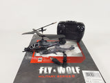 RC Military Helicopter Radio Control Model Apache Chinook Black Wolf 3.5ch Gyro Indoor Toy