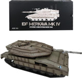 1:16 Scale Henglong RC Tank TK7.0 IDF Merkava MK IV RC Main Battle Tank Infrared Combating Turret Rotation Standard Edition 3958-1