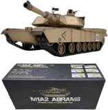 RC Tank 1:16 Scale Model Heng Long Abrams BB Firing Airsoft Smoke Sound Version 6.0s Infrared M1A2