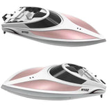 Remote Control High Speed Racing Boat H102 2.4GHz 4CH 28Km/Hr LCD Screen White
