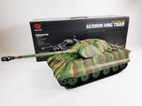 Henglong vERSION 6.0 3888A -1 1/16 2.4G German Tiger King Henschel Rc Battle Tank Smoking Sound Plastic One Toys