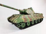 Henglong vERSION 6.0 3888A -1 1/16 2.4G German Tiger King Henschel Rc Battle Tank Smoking Sound Plastic One Toys