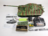 Henglong vERSION 6.0 3888A -1 1/16 2.4G German Tiger King Henschel Rc Battle Tank Smoking Sound Plastic One Toys
