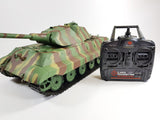 Henglong vERSION 6.0 3888A -1 1/16 2.4G German Tiger King Henschel Rc Battle Tank Smoking Sound Plastic One Toys