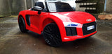 Audi R8 Spyder Super Sports Car Kids Ride On Car 12V Lights Parental Remote MP3