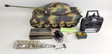 Henglong Version 6.0 InfraRed 3888A -1 1/16 2.4G German Tiger King Henschel Rc Battle Tank Smoking Sound BB Firing