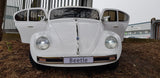 LICENSED RETRO STYLE VW VOLKSWAGEN BUG BEETLE BATTERY OPERATED 12V RIDE ON CAR WITH RC PARENT CONTROL