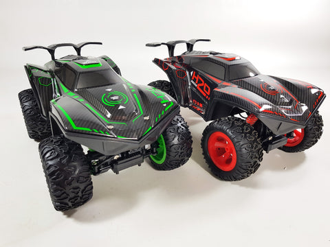 REAL SMOKING STEAM Power Radio Control RC 2.4G 4WD Light Up Monster Truck Buggy