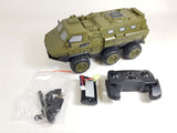 Armored Transporter 2.4G 6WD Jeep Willy Truck Off-Road Military RC Car RTR Toy