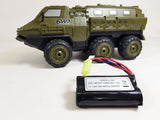 Armored Transporter 2.4G 6WD Jeep Willy Truck Off-Road Military RC Car RTR Toy