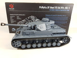 3859-1 HENG LONG 7.0V Panzer IV F2 Radio Remote Control BB Shoot Tank 1/16 2.4G Smoking Infrared