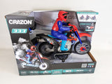 SMOKING FOG RC Motorbike Motorcycle Bike Vehicle Remote Controlled Kids Gift Toy