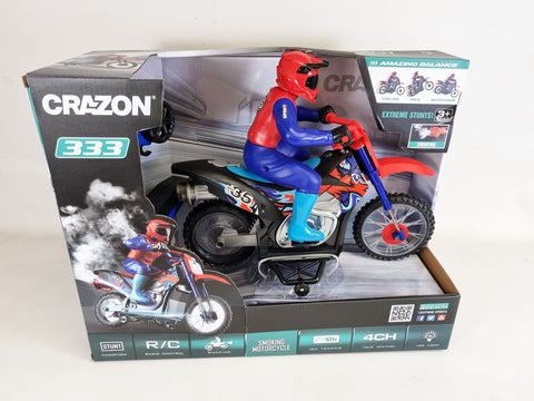 SMOKING FOG RC Motorbike Motorcycle Bike Vehicle Remote Controlled Kids Gift Toy