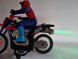 SMOKING FOG RC Motorbike Motorcycle Bike Vehicle Remote Controlled Kids Gift Toy