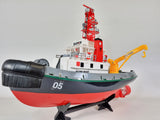 Heng Long 3810 2.4ghz Southampton Work Tug Boat Radio Remote Control Model Yacht WATER SQUIRTING
