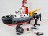Heng Long 3810 2.4ghz Southampton Work Tug Boat Radio Remote Control Model Yacht WATER SQUIRTING
