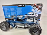 SMOKING STEAM Kids Toy 4WD RC Car Monster Truck Off-Road Vehicle 2.4G Remote Control Buggy UK