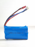 Replacement RS 7000 Syma Speed boat Battery Pack JST Connection  Li-ion 7.4V 1300mAh