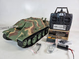 Heng Long Torro Tamiya Tank 3869-1 German Jagdpanther Antitank Military Radio Control Truck Smoke Sound BB IR