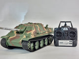 Heng Long Torro Tamiya Tank 3869-1 German Jagdpanther Antitank Military Radio Control Truck Smoke Sound BB IR