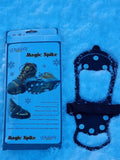 Wicked Imports Anti Slip Spikey Snow and Ice Shoe Grips for Winter Hill Terrain Slippery Ground Sleet Show Crampon Cleets