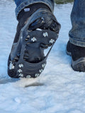 Wicked Imports Anti Slip Spikey Snow and Ice Shoe Grips for Winter Hill Terrain Slippery Ground Sleet Show Crampon Cleets