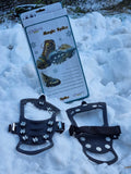 Wicked Imports Anti Slip Spikey Snow and Ice Shoe Grips for Winter Hill Terrain Slippery Ground Sleet Show Crampon Cleets