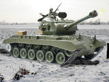 Heng Long Remote Radio Control 1:16 M26 Pershing Snow Leopard BB RC Tank Upgraded  Twin Sound 2.4GHz Version