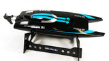 Radio Control Syma 7014 2.4G Ship 14.2KM/H RC High Speed Black Stealth Boat