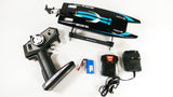 Radio Control Syma 7014 2.4G Ship 14.2KM/H RC High Speed Black Stealth Boat