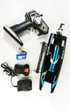 Radio Control Syma 7014 2.4G Ship 14.2KM/H RC High Speed Black Stealth Boat