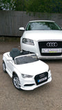 PARENT CONTROLLED RC AUDI A3 LICENSED KIDS RIDE ON CAR 12V TWIN MOTOR BATTERY 2.4G R/C CAR