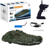 2 in 1 RC Boat 2.4G Remote Control Electric Crocodile Alligator Head & Racing Boat UK Stock HOT Prank