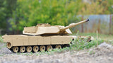 RC Tank 1:16 Scale Model Heng Long Abrams BB Firing Airsoft Smoke Sound Version 6.0s Infrared M1A2