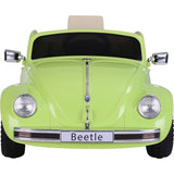 LICENSED RETRO STYLE VW VOLKSWAGEN BUG BEETLE BATTERY OPERATED 12V RIDE ON CAR WITH RC PARENT CONTROL