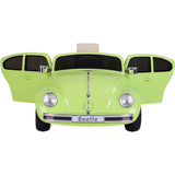 LICENSED RETRO STYLE VW VOLKSWAGEN BUG BEETLE BATTERY OPERATED 12V RIDE ON CAR WITH RC PARENT CONTROL