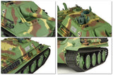 Heng Long Torro Tamiya Tank 3869-1 German Jagdpanther Antitank Military Radio Control Truck Smoke Sound BB IR