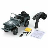 C606 Toy Car Military Model 1:10 Mini Jeep Remote Control Buggy 4WD RC Truck Off-Road